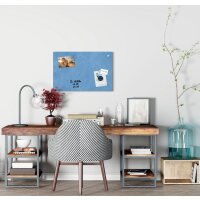 sigel Tableau magnétique en verre artverum Blue...