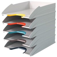 DURABLE Briefablagen-Set VARICOLOR MIX, lichtgrau