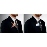 DURABLE Namensschild Click Fold, 90 x 54 mm, verdrehsicher