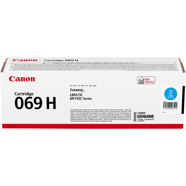 CANON Toner-Modul 069H cyan 5097C002 LBP673CDW 5500 Seiten