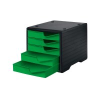 STYRO Styroswingbox 275-8430.519 schwarz/gecko 5 Schubladen