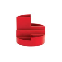 MAUL Stifteköcher Recycle 6.35 6 Fächer, rot
