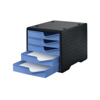 STYRO Styroswingbox 275-8430.629 sz/cornflower 5 Schubladen