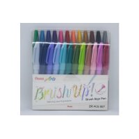 PENTEL Brush Sign Pen SES15C-24ST1 24 Farben, Etui