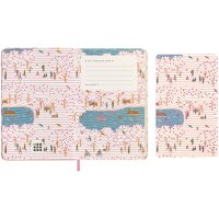 MOLESKINE Carnet SAKURA 9x14cm 56598851458 rosa, ligné, 192 page, HC
