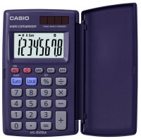 CASIO Calculatrice de poche HS-8 VERA, alimentation solaire