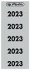 herlitz Etiquette imprimée pour classeur année 2023, gris
