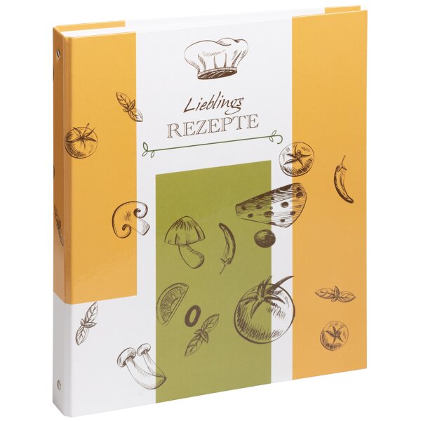 PAGNA Classeur pour recettes de cuisine Olive & tomate, A4