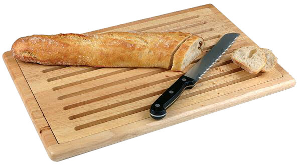 APS Planche à pain RUBBERWOOD, (L)475 x (P)320 x (H)20 mm