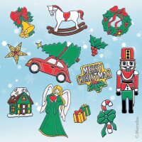 Marabu Kit Window Color XMAS Traditional, 6 x 25 ml