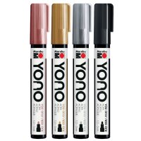 Marabu Acrylmarker "YONO", 0,5 - 1,5 mm, 4er...