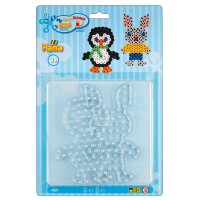 Hama Plaques pour perles à repasser Pingouin, lapin