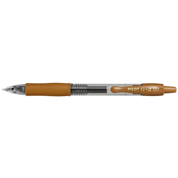 PILOT Gelschreiber G2 07, schokobraun