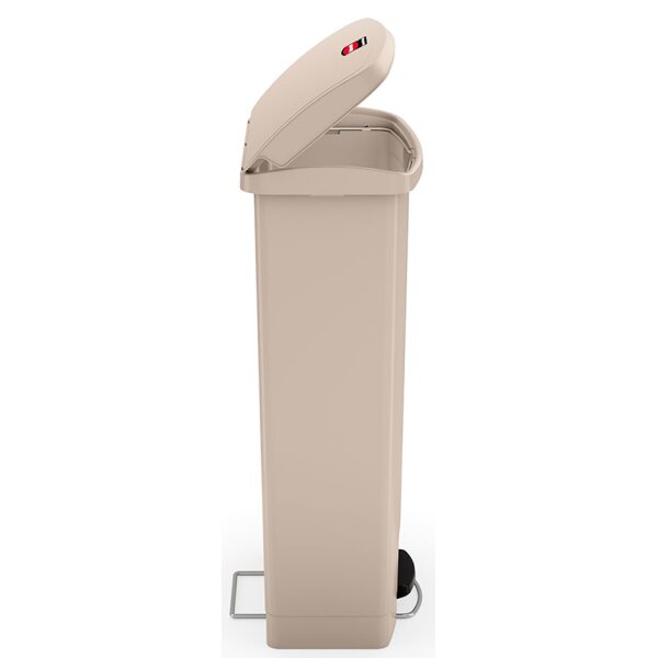 Rubbermaid Collecteur à pédale Slim Jim, 50 litres, noir