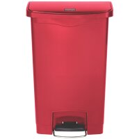 Rubbermaid Collecteur à pédale Slim Jim, 50 litres, noir