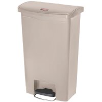 Rubbermaid Collecteur à pédale Slim Jim, 50 litres, noir