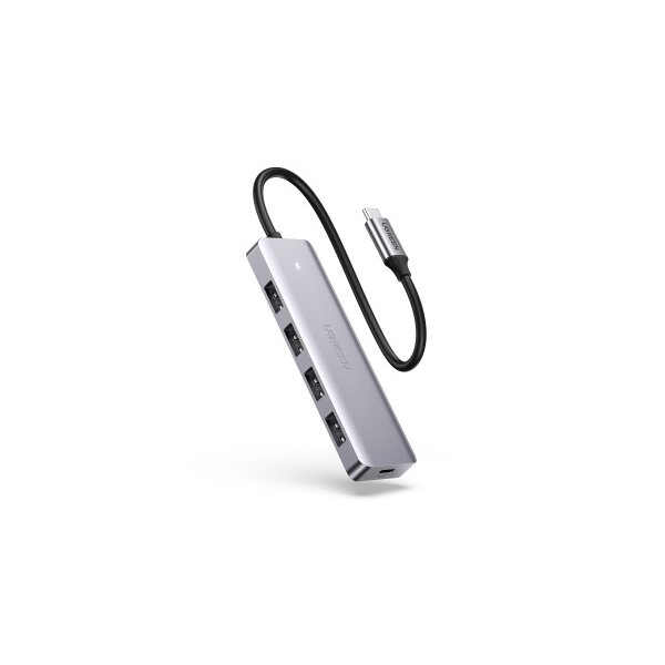 UGREEN USB-C Hub 4in1, Silver 70336 4xUSB-A