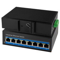 LogiLink Switch industriel Gigabit Ethernet, 8 ports