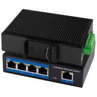 LogiLink Switch industriel Fast Ethernet, 5 ports, unmanaged