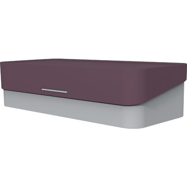 helit Mobiler Schreibtisch-Organizer, rot