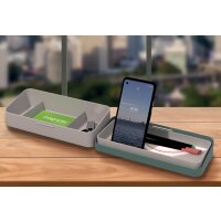 helit Mobiler Schreibtisch-Organizer, rot