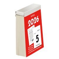 herlitz Tages-Abreisskalender Nr.5, 2026