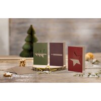 sigel Set de cartes de Noël Cut-out style, long (2/3...