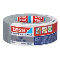 tesa Ruban toilé Duct Tape PRO, 50 mm x 50 m, argent