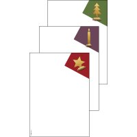 sigel Set de papier motif de Noël Cut-out style, A4