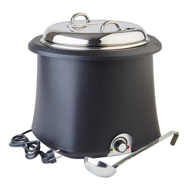 APS Soupière électrique, diamètre: 380 mm, noir