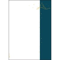 sigel Papier à motif de Noël Christmas with apples, A4