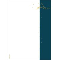 sigel Papier à motif de Noël Christmas with apples, A4