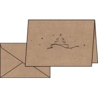 sigel Carte de Noël Christmas tree, long (2/3 A4)