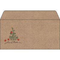 sigel Enveloppe de Noël Polar bear with shooting star,long