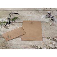 sigel Enveloppe de Noël Polar bear with shooting star,long