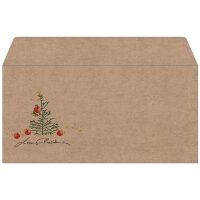 sigel Enveloppe de Noël Polar bear with shooting star,long