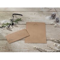 sigel Enveloppe de Noël Polar bear with shooting star,long