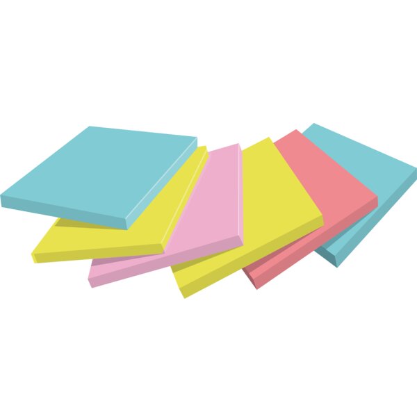 Post-it Haftnotizen super sticky notes, 127 x 76 mm, Cosmic