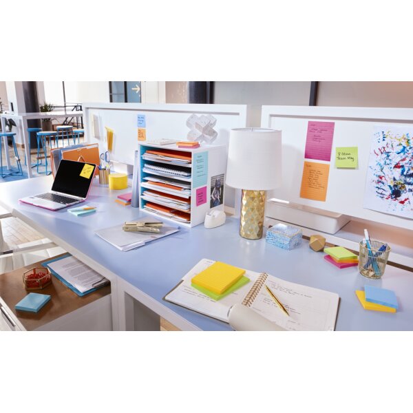 Post-it Bloc-note adhésif super sticky notes, 127 x 76 mm