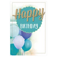 SUSY CARD Geburtstagskarte Glitzer "Luxus"