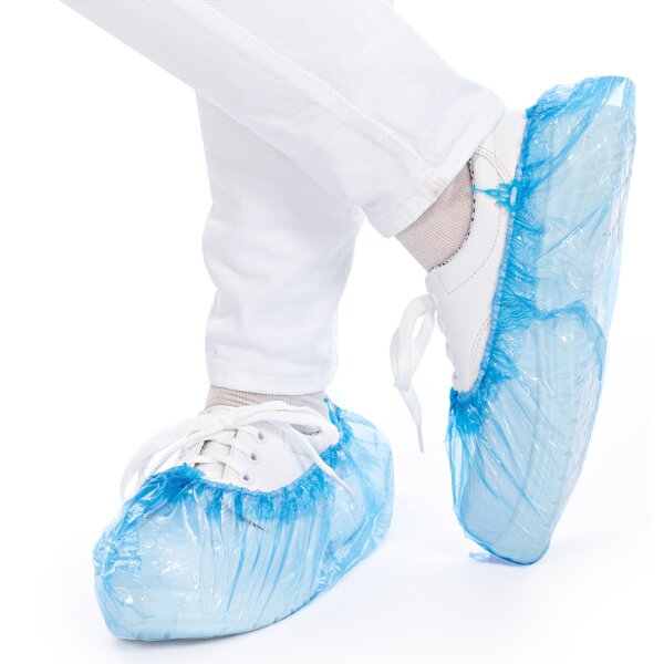 HYGOSTAR Surchaussure PE HYGOMAT, bleu