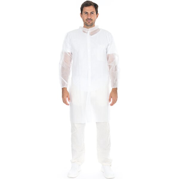 HYGOSTAR Blouse visiteur avec fermeture autoagrippante, XL