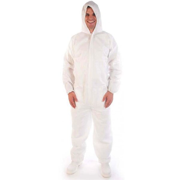 HYGOSTAR Combinaison type 5B+6B, XXL, microporous, blanc