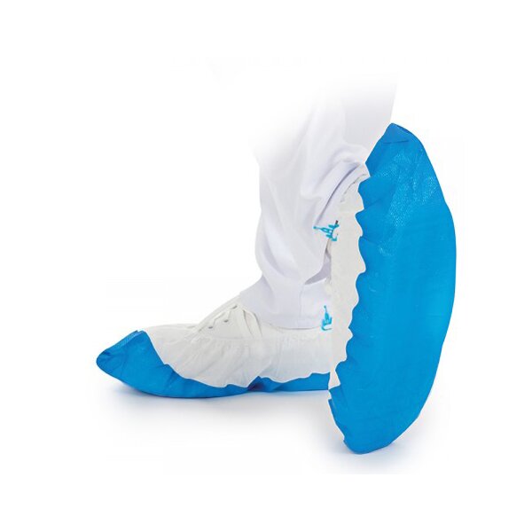 HYGOSTAR Surchaussure PP HYGOMAT avec semelle PE-C, blanc/