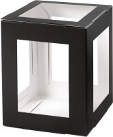 folia Mini-Laternen-Zuschnitt, 100 x 100 x 120 mm, schwarz