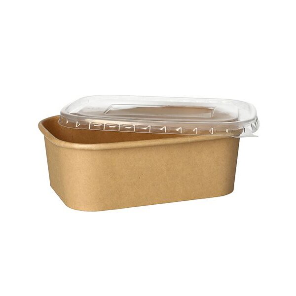 PAPSTAR Barquette demballage pure, 500 ml, brun