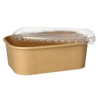 PAPSTAR Barquette demballage pure, 500 ml, brun