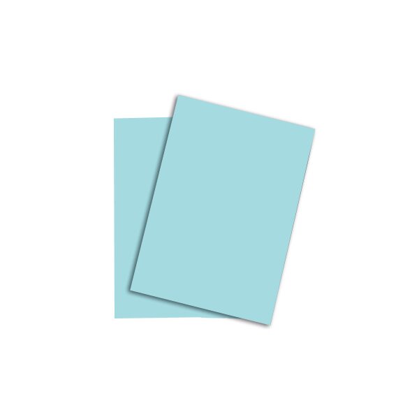 PAPYRUS Rainbow Papier FSC A4 88042718 mittelblau, 80g 500 Blatt