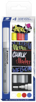 STAEDTLER Kreidemarker Lumocolor chalk marker, 4er Etui