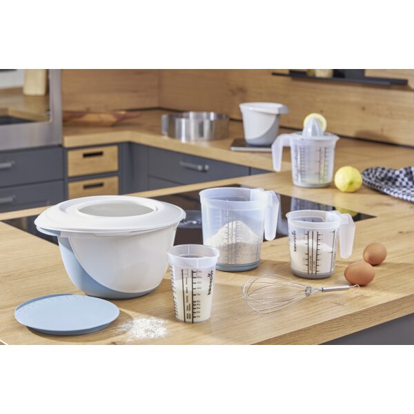 keeeper Rührschüssel-Set "camilla", weiss nordic-blue